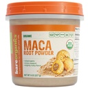 BareOrganics Maca Root Powder, Organic, Vegan, Non-GMO, Gluten-Free, Energy & Stamina Support, 8 Unzen