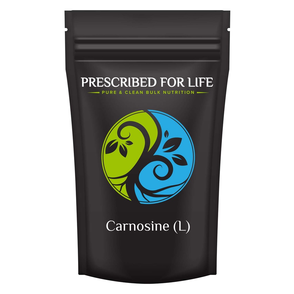 Prescribed For Life L Carnosine Powder | Natural Dipeptide of Amino Acids Beta-Alanine & Histidine (1kg / 2.2lb)