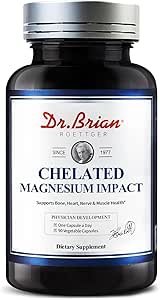 Dr. Brian Magnesium Supplement | 200mg High Absorption Magnesium Complex für Schlaf, Beruhigung, Muskelentspanner, Natürliche Energie, Non-GMO 90 Gemüse Magnesiumoxid Kapseln