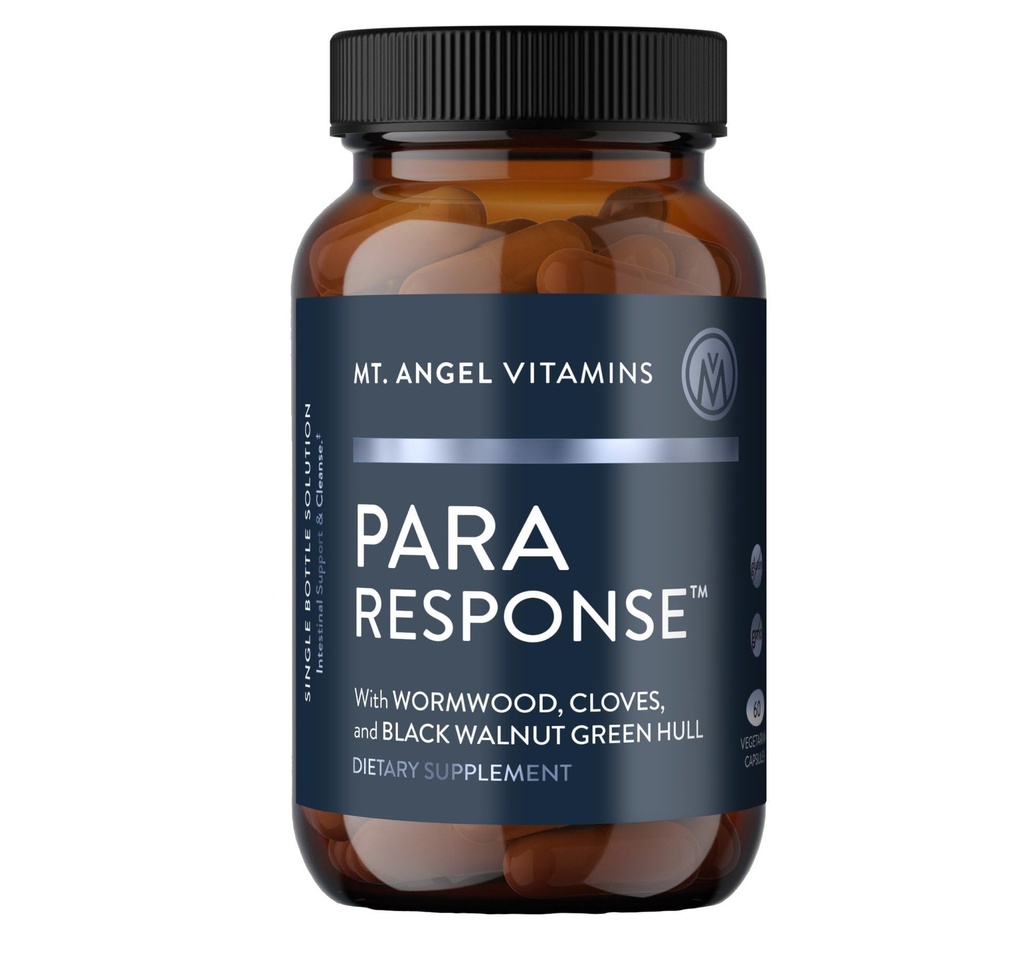 Mt. Angel Vitamine - para Response | Intestinal Health Support, Digestive Aid| Black Walnut Wormwood | Non-GMO, Vegan, 60 Vegetarische Kapseln
