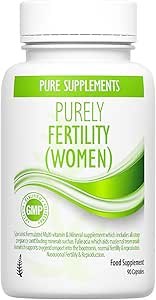 Konzeption Fruchtbarkeitsergänzung für Frauen | Weibliche Fruchtbarkeitsunterstützung | Fördert Ovulation, Regular Cycle, Hormonal Balance | CoQ10, 400μg Methylfolat (Folic Acid), Inositol, Eisen, Selen, Zink usw.