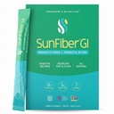 Morgens Nutrition Sunfiber GI 7-Day Kit, Prebiotic Fiber & Probiotics, 5g Prebiotic Fiber & 8 Billion Probiotics Per Serving, Low FODMAP, 7 Pakete, Unflavored