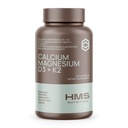 Kalzium, Magnesium, Vitamine D3 + K2 für Knochengesundheit, Immununterstützung, Knochen & Zähne Kalziumergänzung für Frauen und Männer, Non-GMO, Glutenfrei, 120 Kapseln