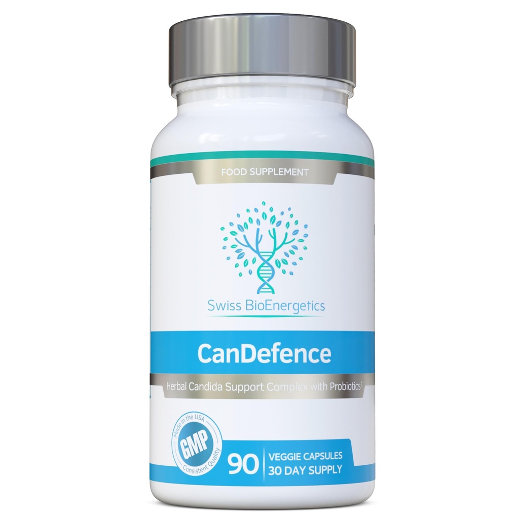 CanDefence - Candida Cleanse Ultimate Extra Strength All-in-ONE Formulierung mit Caprylic Acid, Probiotics und einer synergistischen Balance von 11 verschiedenen Botanicals - 90 Kapseln