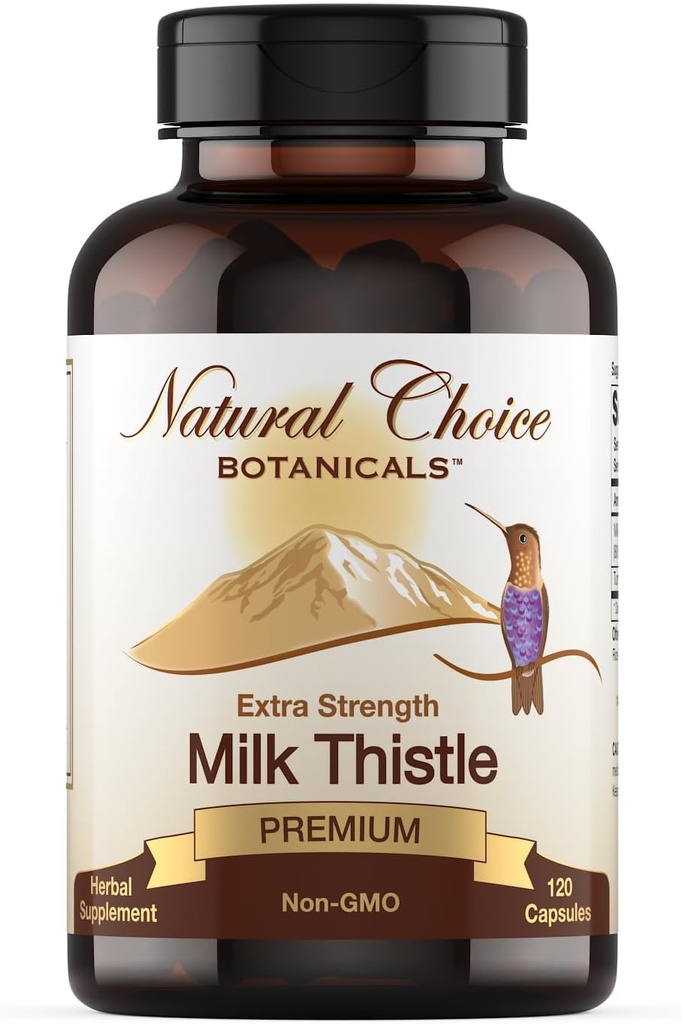 Milchdistelextrakt (80% Silymarin Flavonoids) Plus Turmeric - 120 Kapseln