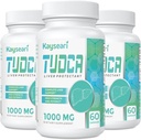 TUDCA Bile Salz Ergänzung 1000mg - 180 Veggie Kapseln,Liver Unterstützung Ergänzung für Detox Cleanse,Gelatin kostenlos
