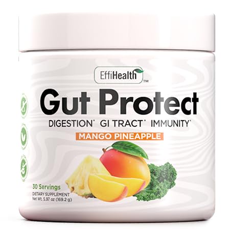 Greens Superfood Pulver mit Probiotics & Prebiotics – Super Greens Powder, Smoothie & Juice Mix Powder - Verdauungs-Gesundheit, Immun-Gesundheitsunterstützung – Mango, Ananas