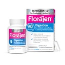 Florajen Digestion Probiotic - Advanced Gut Health Supplement for Constipation & Bloating Relief - 15 Billion Live Cultures - Multi-Strain-Formel - Kühlt für Potenz & Frische - 90 Kapseln