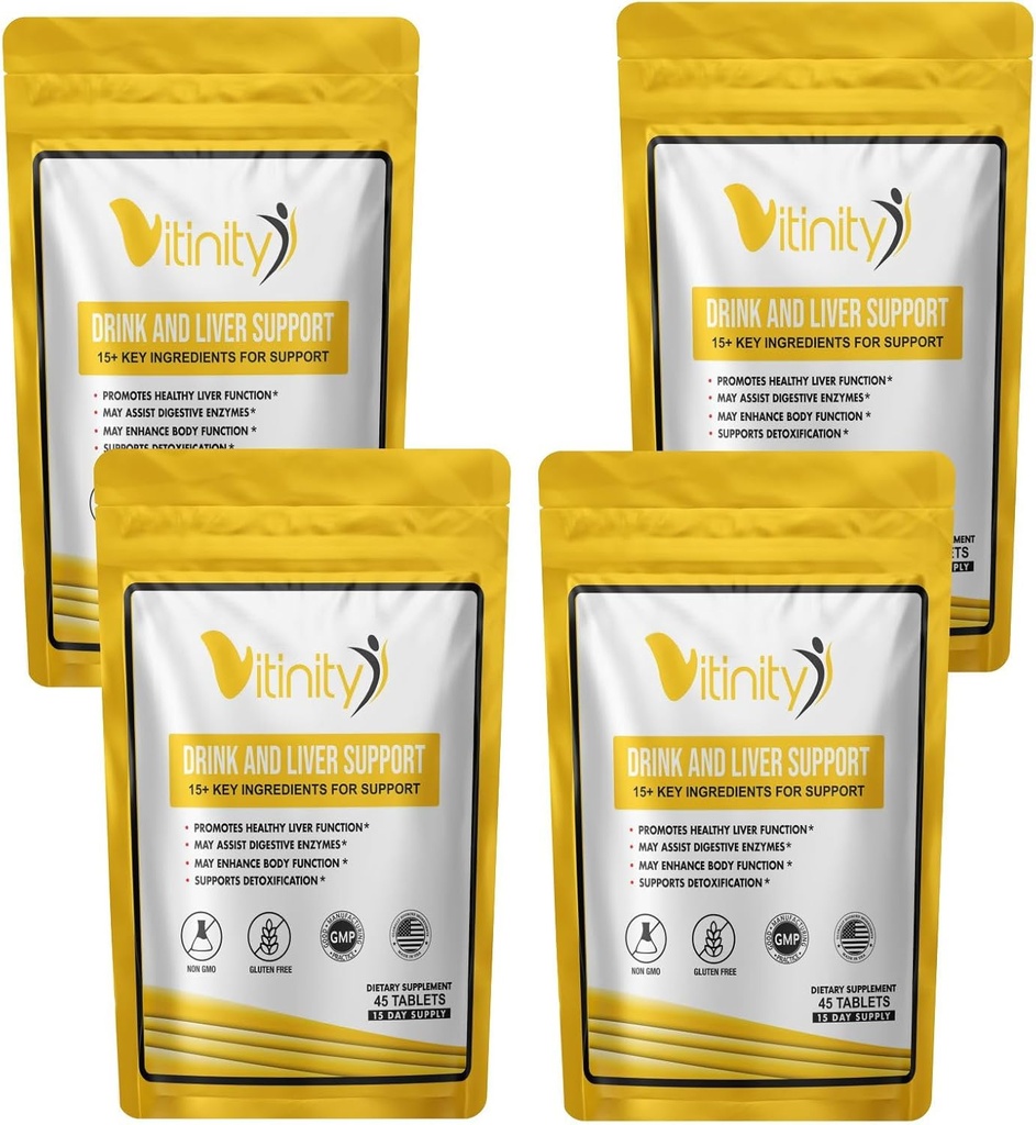 Anti-Getränk-Supplement-15+Key Zutaten für Craving-Support,Liver-Gesundheit,Kudzu, Milchdistel,Holy Basil,DHM,All Natural Cleanse,Gradual Reduction,Nutrient Replenisher Tablets(60 Tage)