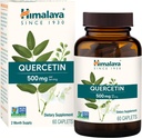 Himalaya Quercetin-Ergänzung für pflanzenbasierte Bioflavonoidunterstützung und tägliches Wellness, Antioxidans und Immununterstützung, 500 mg, Non-GMO, 60 vegetarische Caplets, 2 Monate Versorgung