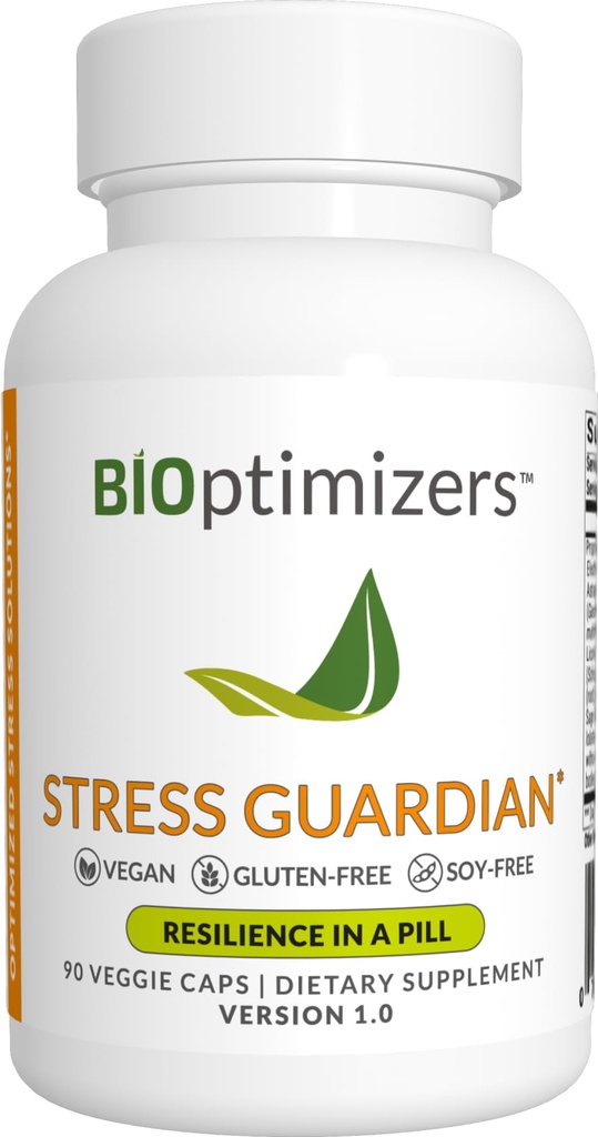 BIOptimizer Stress Guardian – Stress Relief Kapsel – Rest Support Management - 90 Kapseln