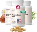 Nourished AndroEase Plus - Natural Balance Supplement für Damen - Vegan Formel mit Zinc & Saw Palmetto - 180 Kapseln für tägliche Wellness & Vitalität - Made in USA