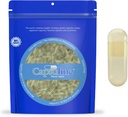 Capsuline Safflower Farbe Größe 00 Leere Vegan Kapseln gelb/gelb - 1000 Zähler - Vegetarische leere Pillen Kapseln - DIY Gemüse Kapsel Füllung - Veggie Pillen Kapseln - Kosher und Halal Certified