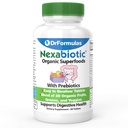 DrFormulas Organic Prebiotic Fiber for Constipation Relief | Nexabiotic Superfood Tabs for Probiotic Digestive Health, 60 Tabletten