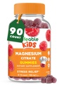 Lebensfähige Magnesium-Gummi für Kinder | 900mg Magnesium Citrat | Große Verkostung Kinder Magnesium-Ergänzung | Glutenfreie Muskelunterstützung und Stress Relief Kaubare | 90 Gummis
