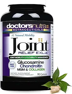 Joint Support Supplement Glucosamine, Chondroitin, Turmeric, MSM und Collagen 90 Kapseln