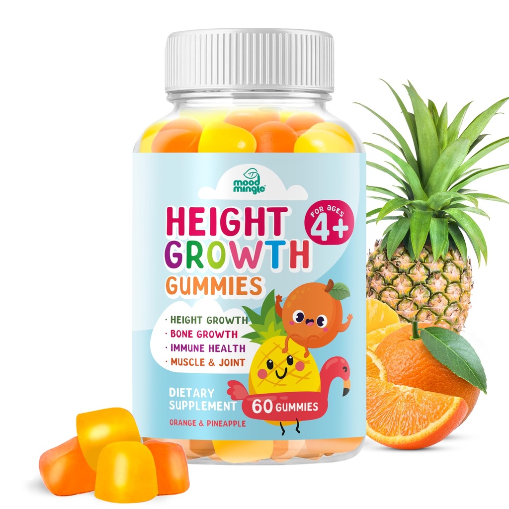 Höhe Wachstumsgummis Ergänzung - Kids Teens Höhenvergrößerer Maximizer wachsen Taller Vitamine
