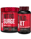 Jacked Factory Nitrosurge Shred Thermogenic PreWorkout in Watermelon & N.O. XT Nitric Oxid Booster für Männer & Frauen