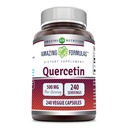 Erstaunliche Formeln Quercetin 500mg Veggie Kapseln Ergänzung | Non-GMO | Gluten Free | Unterstützt Gesundheit und Wohlbefinden (240 Zähler)