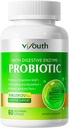 Probiotics for Women & Men - Probiotic 50 Billion CFU 18 Strains & 5 Verdauungsenzyme für Gut Health, Immune - Probiotics Capsules unterstützt Gas & Bloating, Natural, Non-GMO, Gluten Free, 60ct
