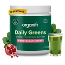 Organifi Daily Greens - Tägliche Ernährung und Unterstützung - Grüne Pulver für Energie, Verdauung und Immunität, 30 Servierungen