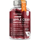WeightWorld Apfel Apfel Apfelessig Gummis mit der Mutter 1000mg - 90 Gummis - Hinzugefügt Vitamin B6, B12, B9 (Folic Acid) & C für Detox, Cleanse, Digestion & Metabolism - Delicious Natural Apple Flavor
