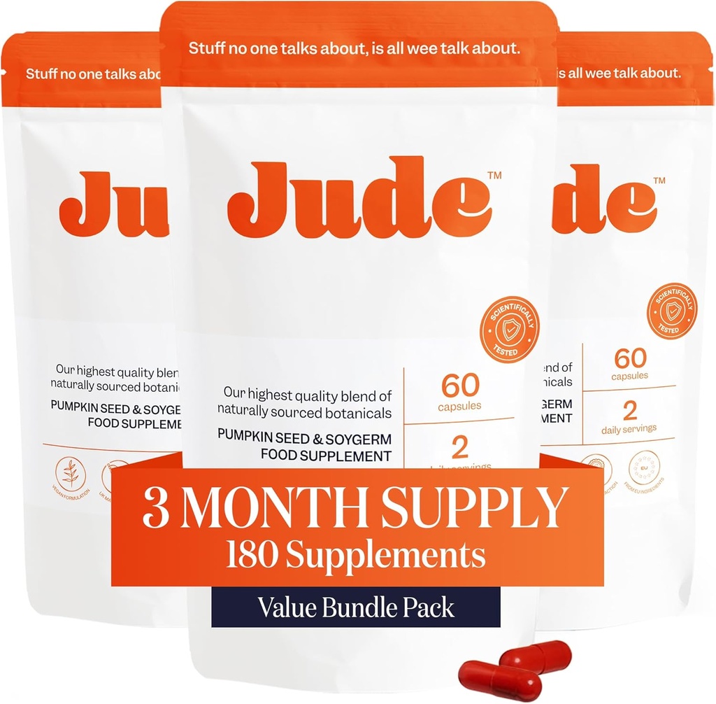 Jude Bladder Control Tablets, Tägliche Ergänzung, Reduzieren Leaks, Unnötig zu gehen, Schlaf verbessern, Overactive Bladder Tablets, 180 Kapseln
