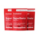 HumanN SuperBeets Herzkäse, Stickstoffoxid und Blutdruck-Unterstützung, Grape Seed Extract & Non-GMO Beet Root Powder Energy, Granatapfel Berry Flavor, 180 Count