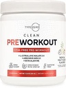 Ultra Clean Stim Free Pump Pre Workout + Nitric Oxid Booster (Fruit Punch) Beetroot, 7G Arginine Citrulline Malate, Betaine, Beta A, ACV+ - Zucker/Koffein Free Natural Non Stim Preworkout Männer & Frauen