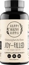 Joy-Filled Mood-Supplement - 7 Kräuter-Komplex w/St. Johns Wort (180 Ct) | Rhodiola Rosea, Eleuthero, Ashwagandha | Stress Relief - Hilft Beruhigen Sie den Geist & Körper | 100% pflanzenbasierte Happy Pills