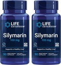 Lebensverlängerung Silymarin – Milchdistelextrakt – Unterstützt Lebergesundheit – Glutenfrei, Non-GMO, Vegetarisch – Zwei Packung - 2 x 90 Kapseln