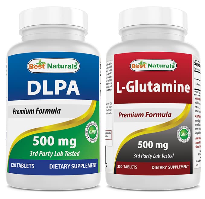Best Naturals DLPA 500 mg & L-Glutamin 500 mg