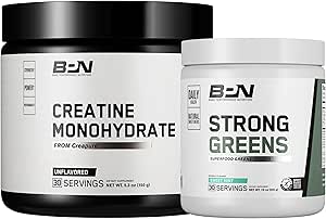 BARE PERFORMANCE NUTRITION BPN Kreatin Monohydrat & Strong Greens Bundle