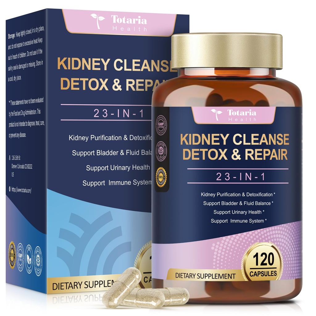Kidney Cleanse Detox & Repair, Chanca Piedra & Cranberry Pillen für Bladder Control, Unterstützung maximale Stärke Urinary Schmerzen Relief für Nierensteine Breaker, Cranberry Urinary Tract Gesundheit für Frau