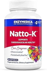 Enzymedica, Natto-K, Enzymunterstützung, 90 Kapseln