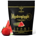 Ambrosia Hydroglyph Intraworkout Formel w/BCAA + EAA + Elektrolyte Hydration Pulver, um Lean Muscle zu schützen, 0g Zucker Fasting Hydration Drink Mix, Made w/Coconut Water (Strawberry Watermelon)