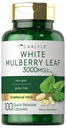Carlyle Mulberry Blatt Extrakt | 3000mg | 100 Kapseln | Non-GMO und glutenfreie Kräuterergänzung