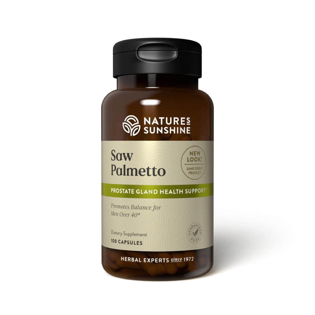 Nature's Sunshine Saw Palmetto, 100 Kapseln, Kosher | Natürlich hilft Prostata Gesundheit und hilft Balance Hormone für Erwachsene Männer und Frauen