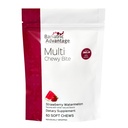 Bariatric Advantage Multi Chewy Bite - Soft Chew Multivitamin für Bariatric Chirurgie Patienten - Kaubares Multivitamin mit Folsäure, Vitamin D3 &amp; Mehr - Erdbeerwassermelone Flavor - 60 Count