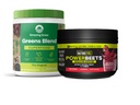 Erstaunliche Gras-Grünen Mischung Superfood: Super Greens Powder Smoothie Mix für Boost Energy, 30 Portionen & Nature Fuel Power Beets Powder, Rübenwurzelpulver, Unterstützung Natürliche Energie, 30 Portionen