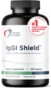 Designs für die Gesundheit IgGI Shield - Gut Health & Immune Support Pulver mit Dairy-Free ImmunoLin Immunglobulin und NAG - Helfen Sie, Toxine zu binden und zu entfernen und die Darmbarriere zu stärken (120 Kapseln)