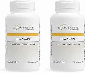Integrative Therapie HPA Adapt - Adaptogenic Supplement for Stress Support* - Inklusive Ashwagandha, Rhodiola und andere adaptogene Kräuter* - Vegan, Dairy-Free & Gluten-Free - 240 Kapseln