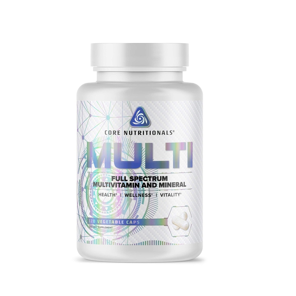 Core Nutritionals Multi Full Spectrum Multivitamin | Full Daily Serving of Key Vitamins & Minerals | Spectra Antioxidant Blend | 120 Gemüsekapseln