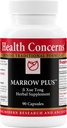 Health Concerns Marrow Plus – Knochen Marrow & Blut Generation Kräuterergänzung – Chinesische Kräuterformel für Anämie, & Zirkulation Unterstützung – Astragus, Salvia, & Tangerine Extrakte – 90 Kapseln
