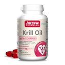 Jarrow Formulas Krill Oil - 120 Softgels - Phospholipid Omega-3 Complex mit Astaxanthin - Kann unterstützen Lipid Management, Gehirnfunktion & Stoffwechsel - 60 Servietten