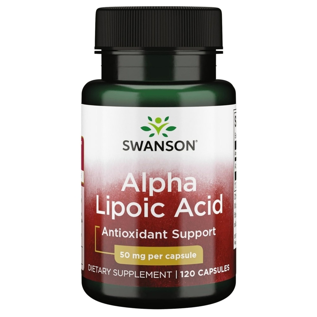 Swanson Alpha Lipoic Acid 50 Milligramme 120 Kapseln