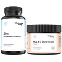 Zink, Magnesium + Myo & D Chiro Inositol | Zink Picolinat, Magnesium Glycinat, Vitamin B6 + Myo& D-Chiro Inositol Pulver | Reproduktions- und Fertilitätsgesundheit | 30 & 90 Tage Versorgung