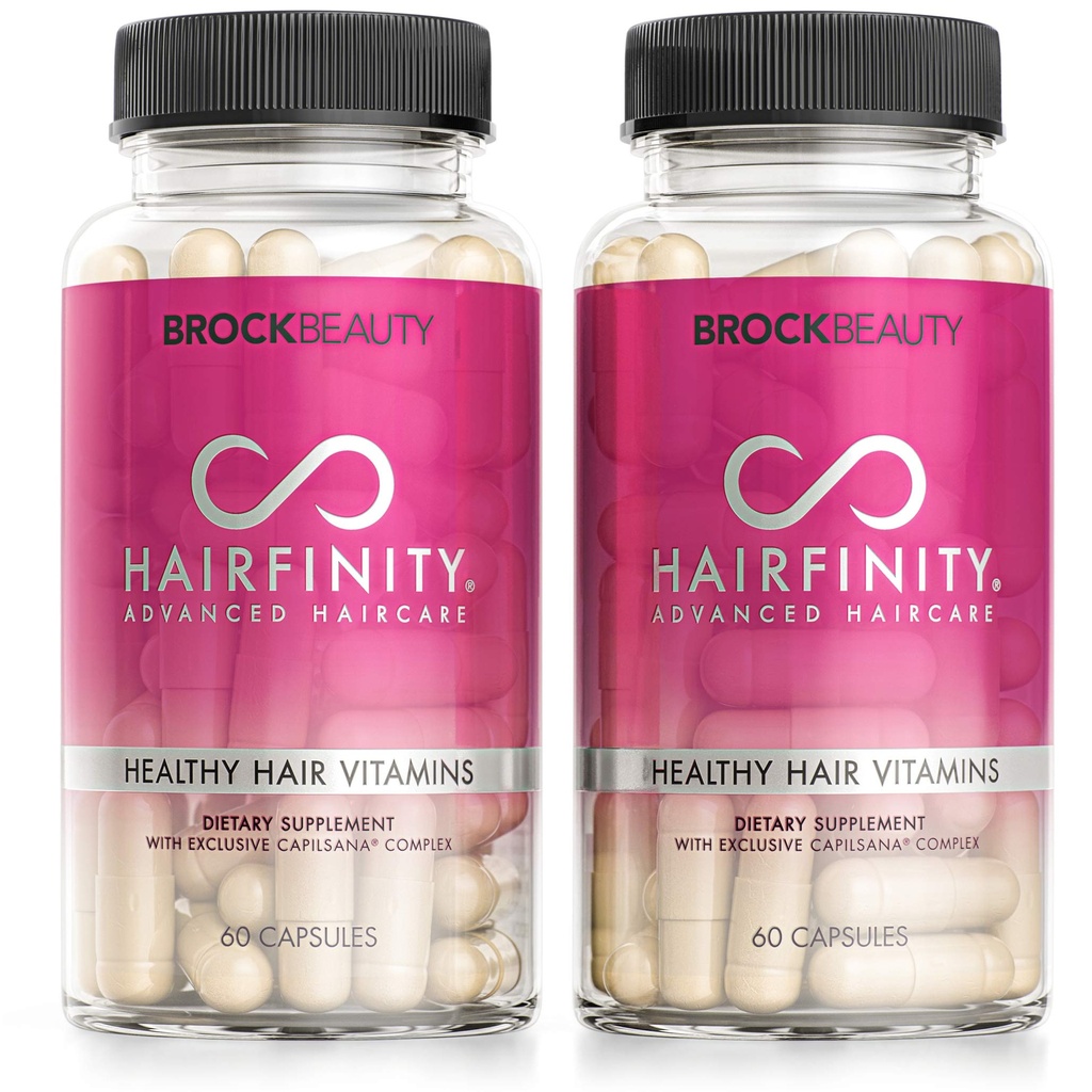 Hairfinity Hair Vitamins - Wissenschaftlich mit Biotin, Aminosäuren und einer Vitamin-Ergänzung, die hilft Haarwachstum - Vegan - 120 Veggie Kapseln (2 Monate Versorgung)