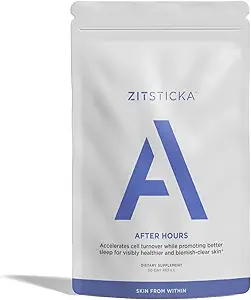 ZitSticka Vitamin Acne Ergänzung für Cystic Acne w/ 30 Natürliche Caps für Frauen und Männer, Ergänzungen für Hormonunterstützung, Hautklarheit, Dark Spots - Dermatologe Getestet (Nach Stunden Nachfüllpackung)