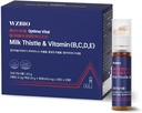 Optima Vital - Milchdistel (Silymarin 130mg) für Lebergesundheit, Leberergänzung, Stress-Relief und Immununterstützung, mit Vitaminen B, C, D, E & Rhodiola, 10-Day Supply